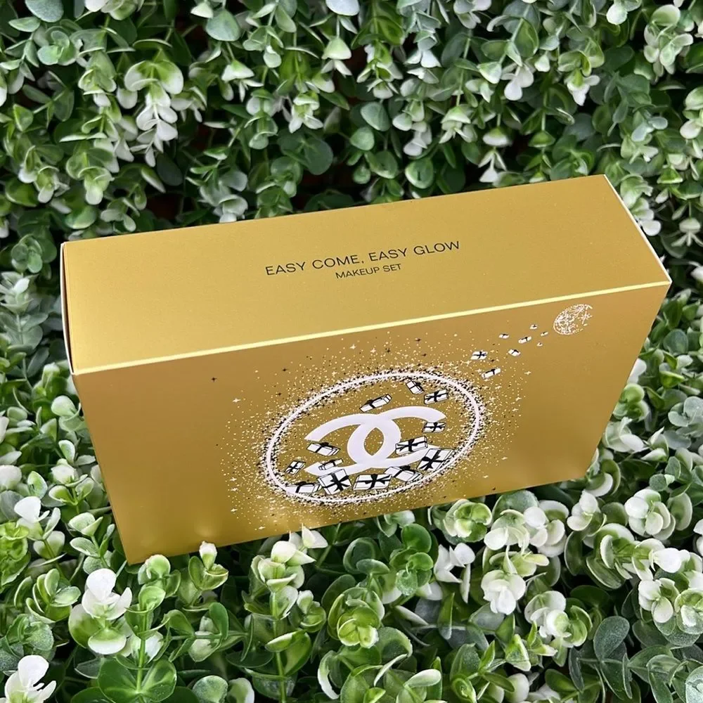 Chanel Limited Edition Gold Gift Box Easy Come Easy Glow